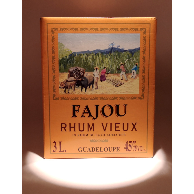 Fajou Rhum Vieux Traditionnel 45° Cubi 3L